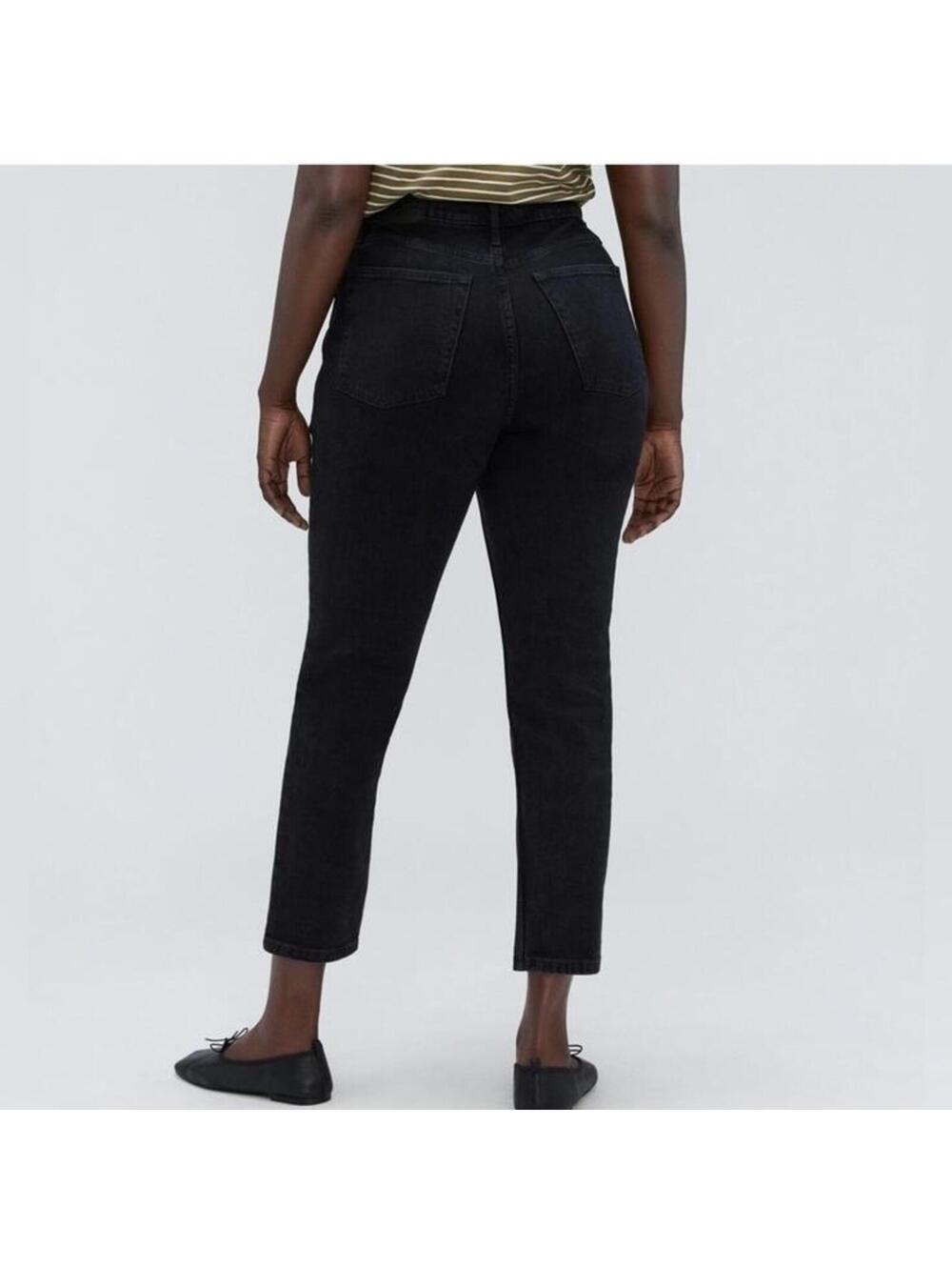 NWT Everlane The Curvy Cheeky Jean Crop Straight Leg Black Women’s size 31 - Picture 14 of 15